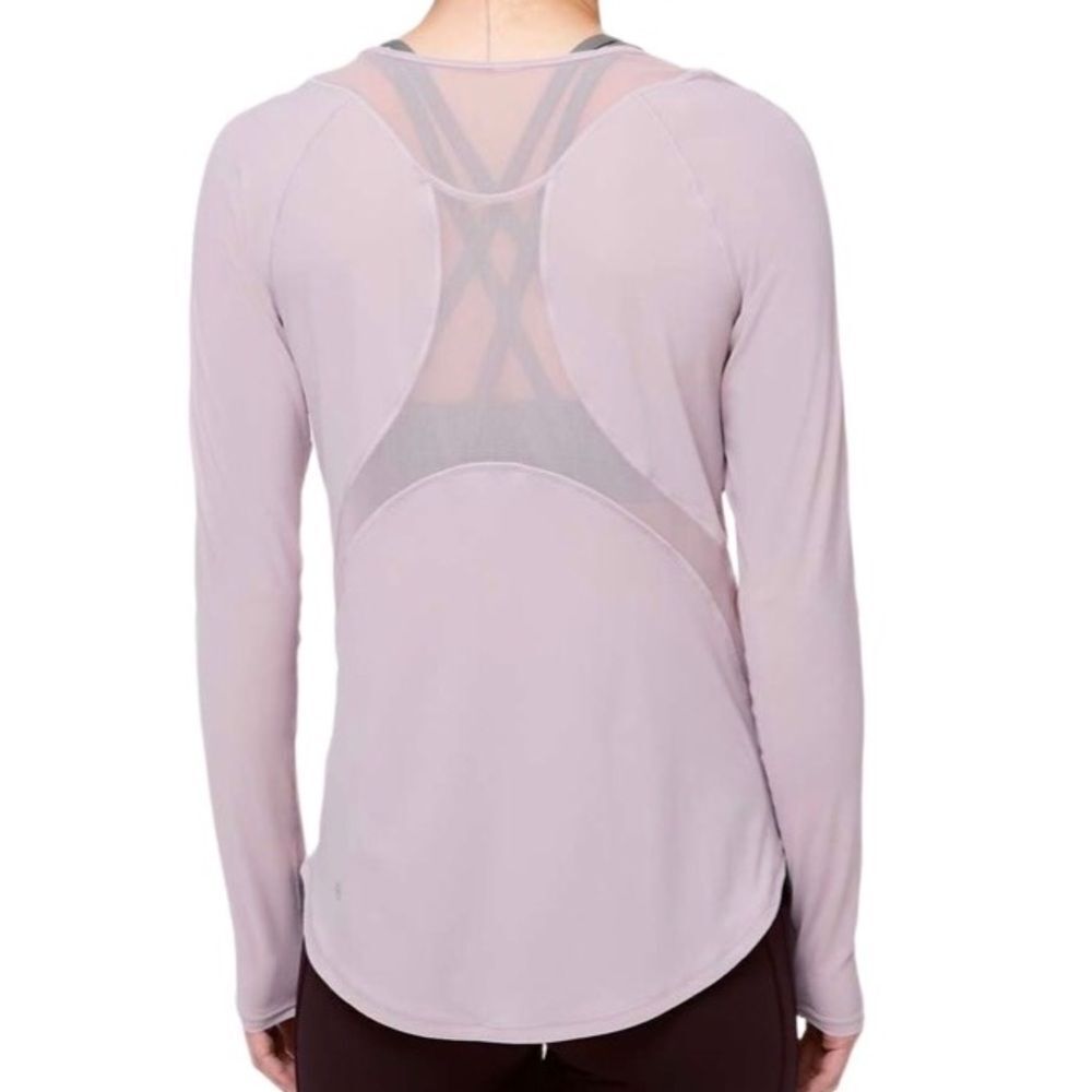 Size 6 Lululemon Sculpt Long Sleeve Powdered Mauve